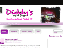 Tablet Screenshot of diddysyogurt.com
